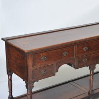 18th century Oak Potboard Dresser - Image 4