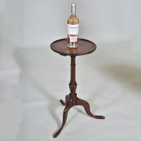 Antique Oak Candlestand/Wine Table