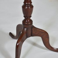 Antique Oak Candlestand/Wine Table - Image 3