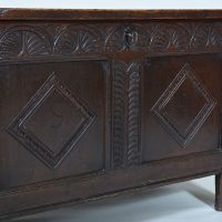 17th century Oak Coffer - Image 5