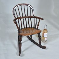 Childs Antique Windsor Rocking Chair