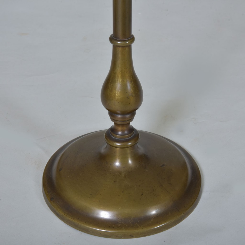 Pair Of Tall 19th Century Brass Candlesticks Elaine Phillips Antiques 0030