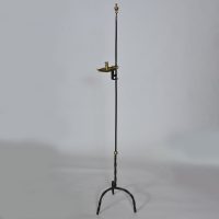 18th century Iron and Brass Candleholder