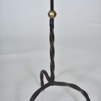 18th century Iron and Brass Candleholder - Image 2