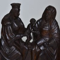 Unusual Pottery Religious 'Carving' /Group - Image 5