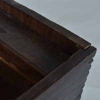 17th Century Oak Six Plank Coffer - Image 4