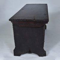 17th Century Oak Six Plank Coffer - Image 2