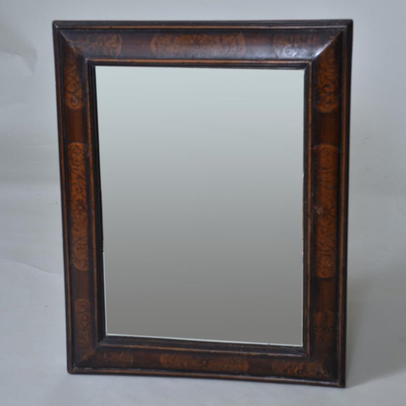 19th century Mirror with Inlaid Design – Elaine Phillips Antiques