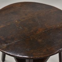 Late 18th century Oak Cricket Table - Image 2