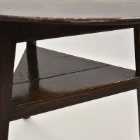 Late 18th century Oak Cricket Table - Image 3