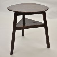Late 18th century Oak Cricket Table