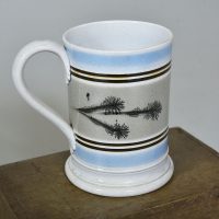 19th century Mochaware Mug - Image 2