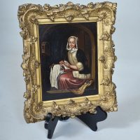 19th century Oil Painting in the manner of Gerit Dou