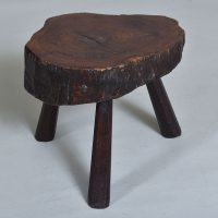 Antique Yew Stool