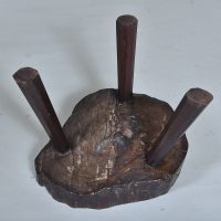 Antique Yew Stool - Image 3