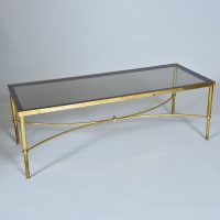 1960's Brass and Glass Coffee Table