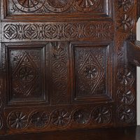 Exceptional 17th century Oak Wainscot Chair - Image 8