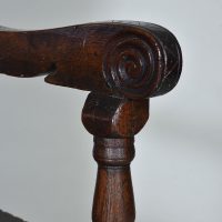 Exceptional 17th century Oak Wainscot Chair - Image 7