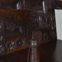 Exceptional 17th century Oak Wainscot Chair - Image 6