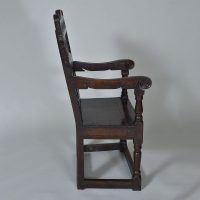 Exceptional 17th century Oak Wainscot Chair - Image 2