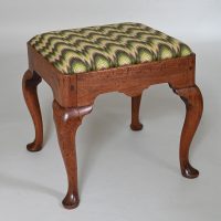 18th century Upholstered Stool