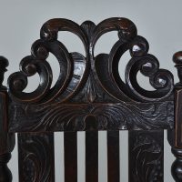 Fine Pair of 17th century Oak Chairs - Image 4