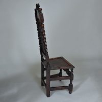 Fine Pair of 17th century Oak Chairs - Image 3