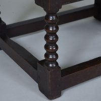 17th century Oak Box Stool - Image 5