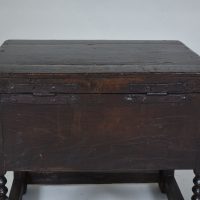 17th century Oak Box Stool - Image 3