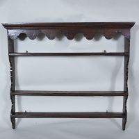 18th century Oak Wall Rack