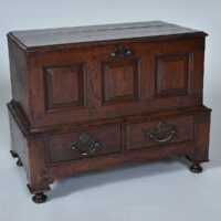Exceptional 18th century Welsh Oak Coffer Bach