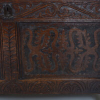 17th century Oak Coffer - Image 7