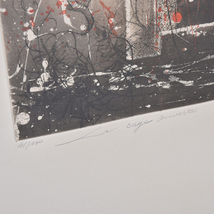 Signed Print - La Cage Ouvert - Image 3