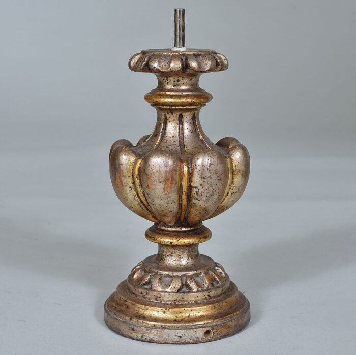 Hand carved lamp base