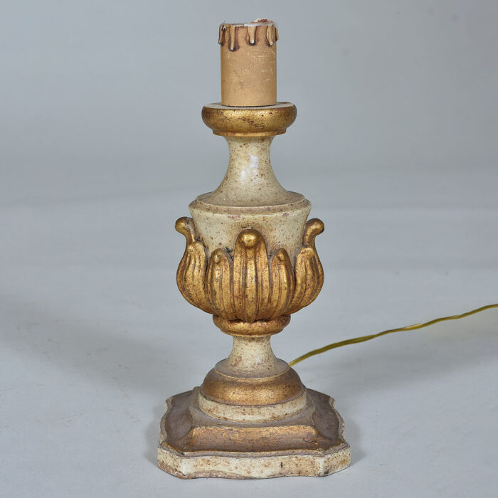 Hand carved lamp base