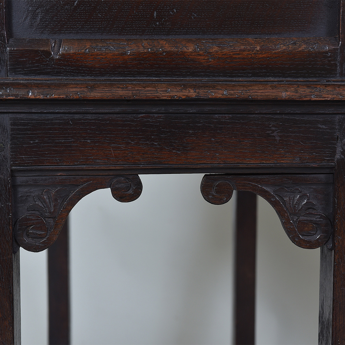 Small 17th century STYLE Oak Cupboard - Image 4