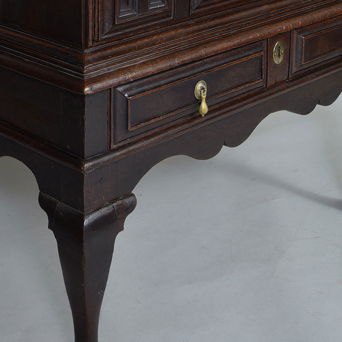 Late 17th/Early 18th century Oak Chest on Stand - Image 5