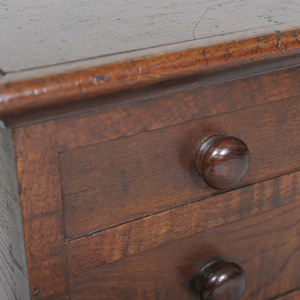 19th century Oak Box Stool | Elaine Phillips Antiques