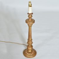Gilded and Carved Lamp Base